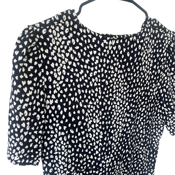 Maje Black Rippi Twist Front Dress - Picture 9 of 11